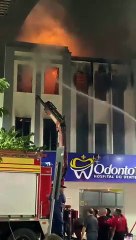 Incêndio em construção de Lages