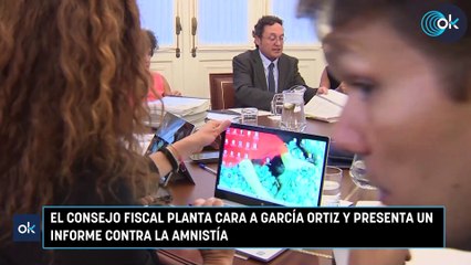 El Consejo Fiscal planta cara a García Ortiz y presenta un informe contra la amnistía