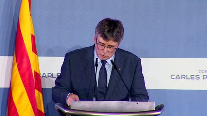 Puigdemont dice que no se quedará en la oposición si no consigue recuperar la presidencia