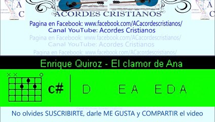 El clamor de Ana - Enrique Quiroz Acordes Guitarra