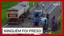 Grupo explode dois carros-fortes em rodovia no interior de São Paulo