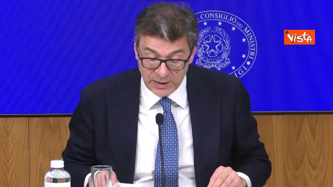 Def, Giorgetti: Crescita economica rivista al ribasso