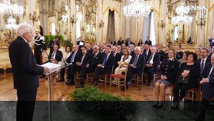 Mattarella: "Ferma condanna per aggressione ad agenti"