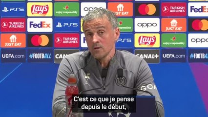 PSG - Luis Enrique : "J'espère que l'ambition l'emportera sur la pression"