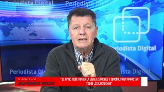 Alfonso Rojo: “El PP no mete aun en la lista a Sánchez y Begoña, para no gastar todos los cartuchos”