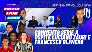 Calcio Live Show - Puntata 12 - Commento #SerieA - Inter sarà derby VS Milan | Ospite Luciano Zauri