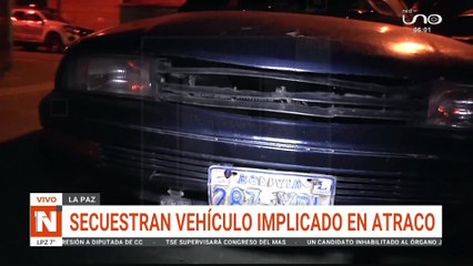 Capturan vehículo implicado en atraco
