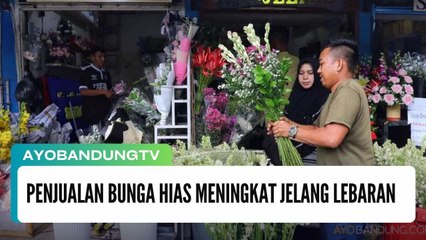 Penjualan Bunga Hias Meningkat Jelang Lebaran