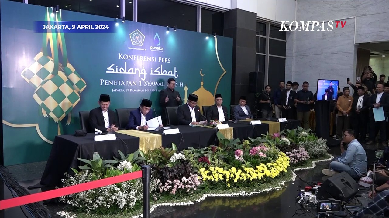 Hasil Sidang Isbat: Pemerintah Tetapkan Idulfitri 1 Syawal 1445 H Jatuh Hari Rabu, 10 April 2024