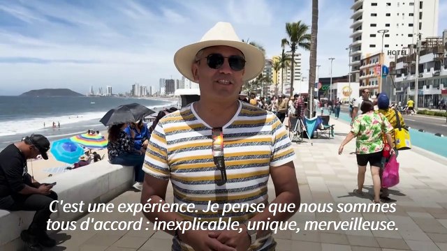 Du Mexique aux chutes du Niagara, le spectacle total de l'éclipse solaire