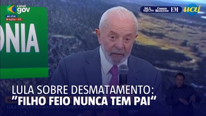 Lula diz que acabou o tempo de empurrar a responsabilidade pelo meio ambiente