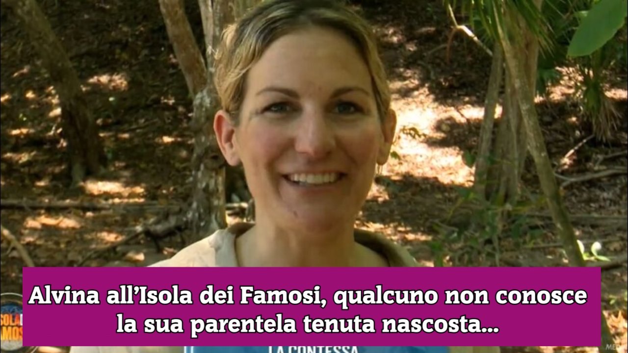 Alvin all’Isola dei Famosi, qualcuno non conosce la sua parentela tenuta nascosta...
