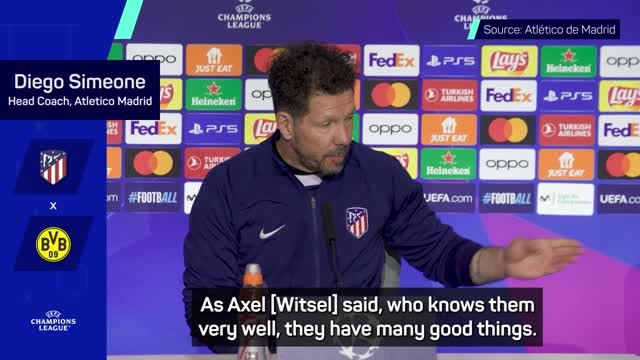 Dortmund's away record concerns Simeone