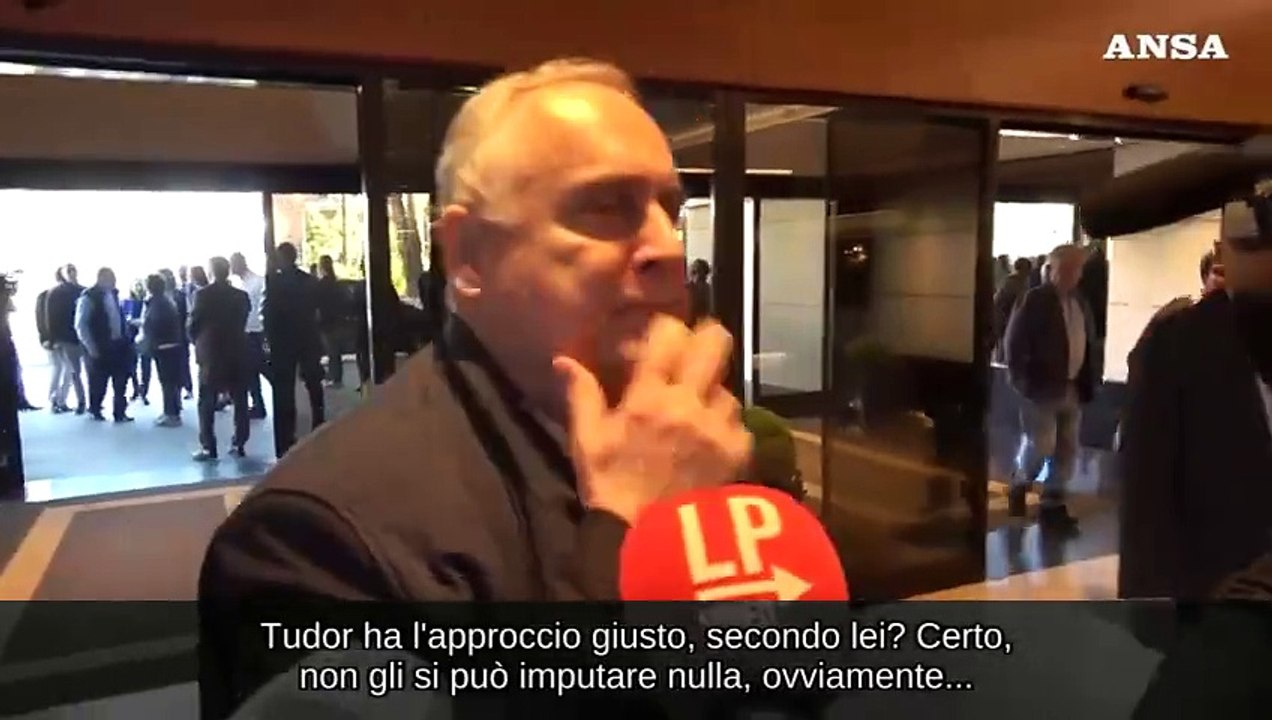 Roma-Lazio, Lotito: "Un pareggio sarebbe stato piu' giusto"