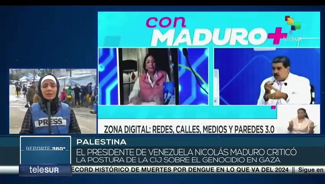 Pdte. Nicolás Maduro criticó a la CIJ por el genocidio en Gaza