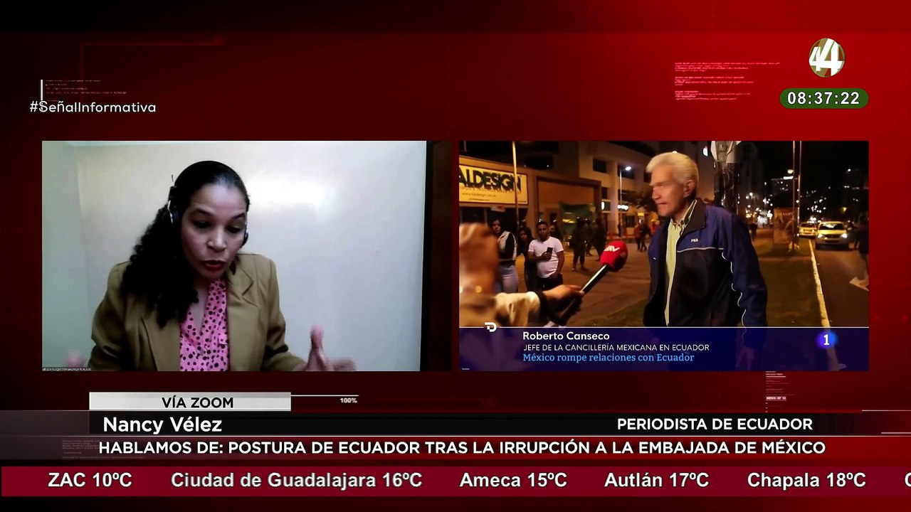 Nancy Vélez habla sobre la postura de Ecuador tras la irrupción a la embajada de México