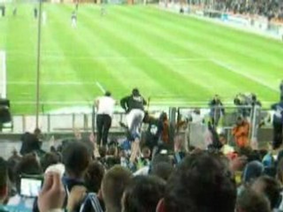 OM OL Ambiance Fin de match avec les joueurs