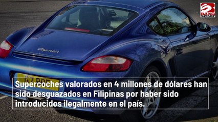 Destruyen autos valorados en 5 millones de dólares