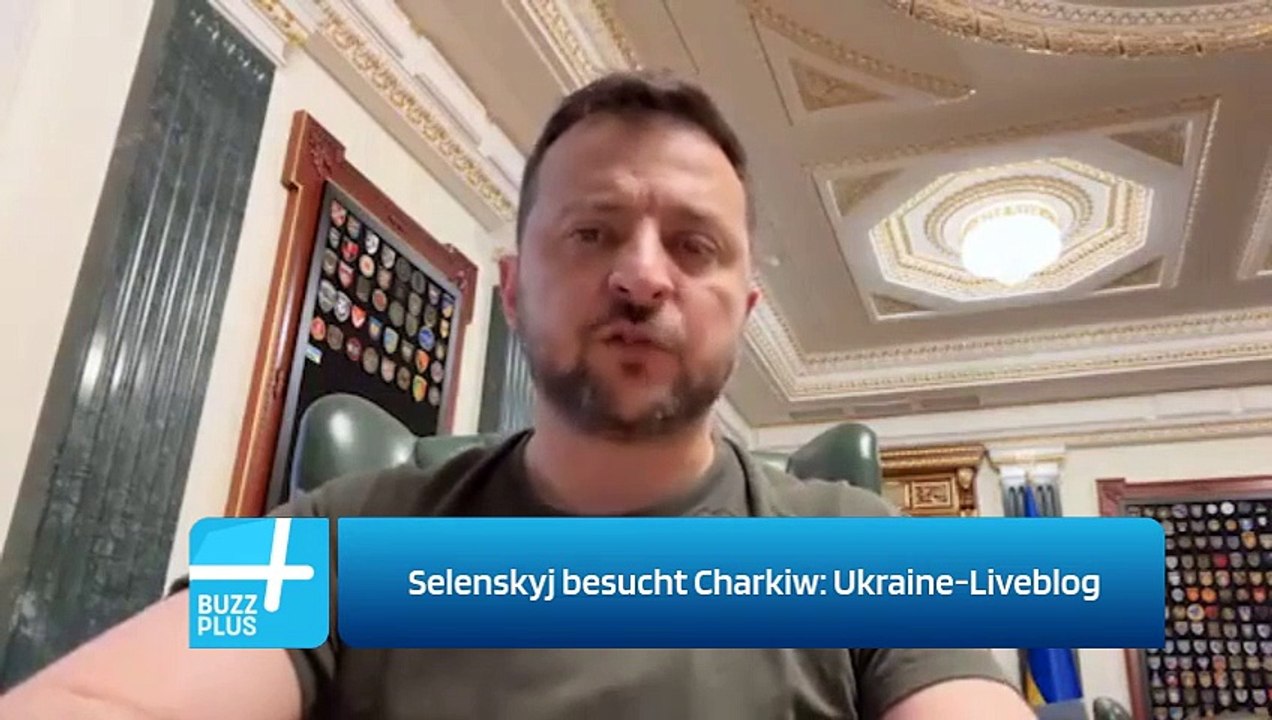 Selenskyj besucht Charkiw: Ukraine-Liveblog