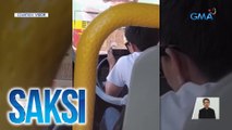 Bus driver, nahuli cam na abala sa mobile game habang nagmamaneho | Saksi