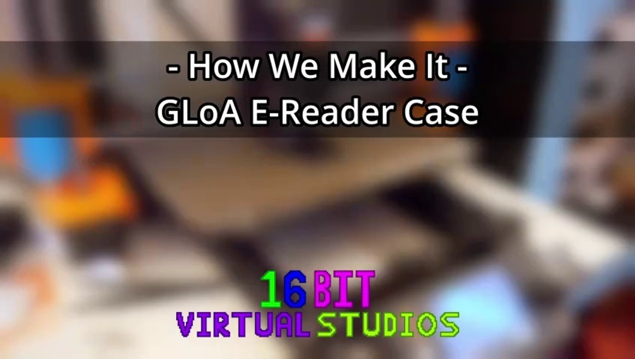 How We Make It - Kindle 11th Gen GLoA E-Reader Case - #16BitStore