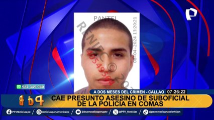 Detienen a presunto autor del asesinato de policía en Comas