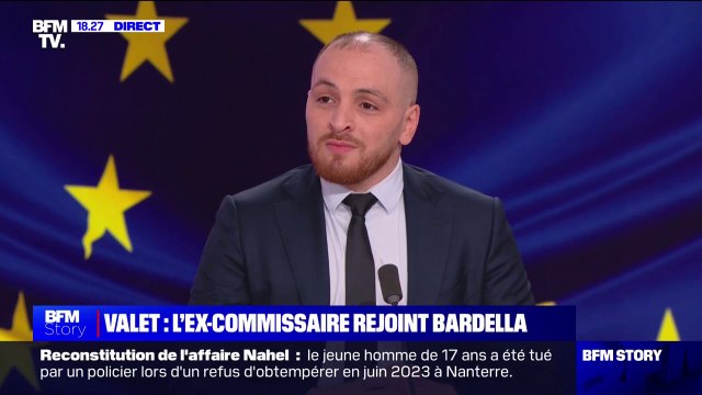 Matthieu Valet (candidat RN aux élections européennes et ancien policier): Avec le Rassemblement national au pouvoir, avant de demander des comptes aux policiers, on demandera des comptes aux voyous