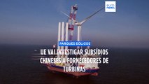 UE vai investigar subsídios concedidos aos produtores chineses de turbinas eólica
