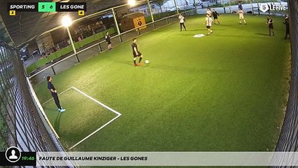 Faute de Guillaume Kinziger - LES GONES