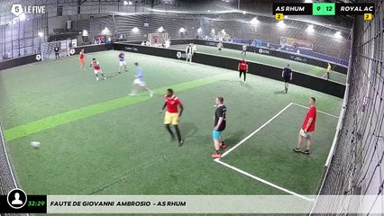 Faute de Giovanni  Ambrosio  - AS Rhum