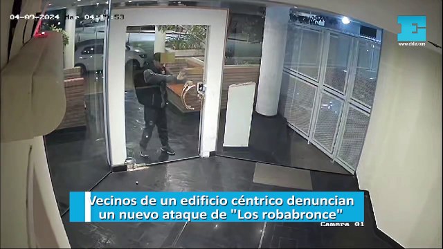 Vecinos de un edificio céntrico denuncian un nuevo ataque de Los robabronce