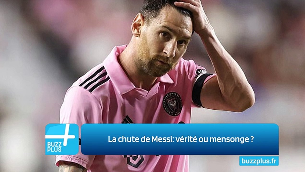 La chute de Messi: vérité ou mensonge ?