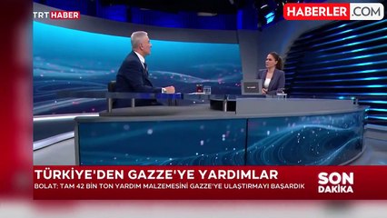 Bakan Bolat'tan, "İsrail'e yeni yaptırımlar gelir mi?" sorusuna yanıt: Gelişmelere göre gerekli değerlendirmeler yapılır.