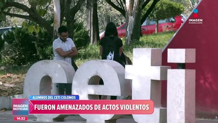 Alumnos del Ceti Colomos fueron amenazados |  #ImagenNoticiasGDL con #FabiolaAnaya