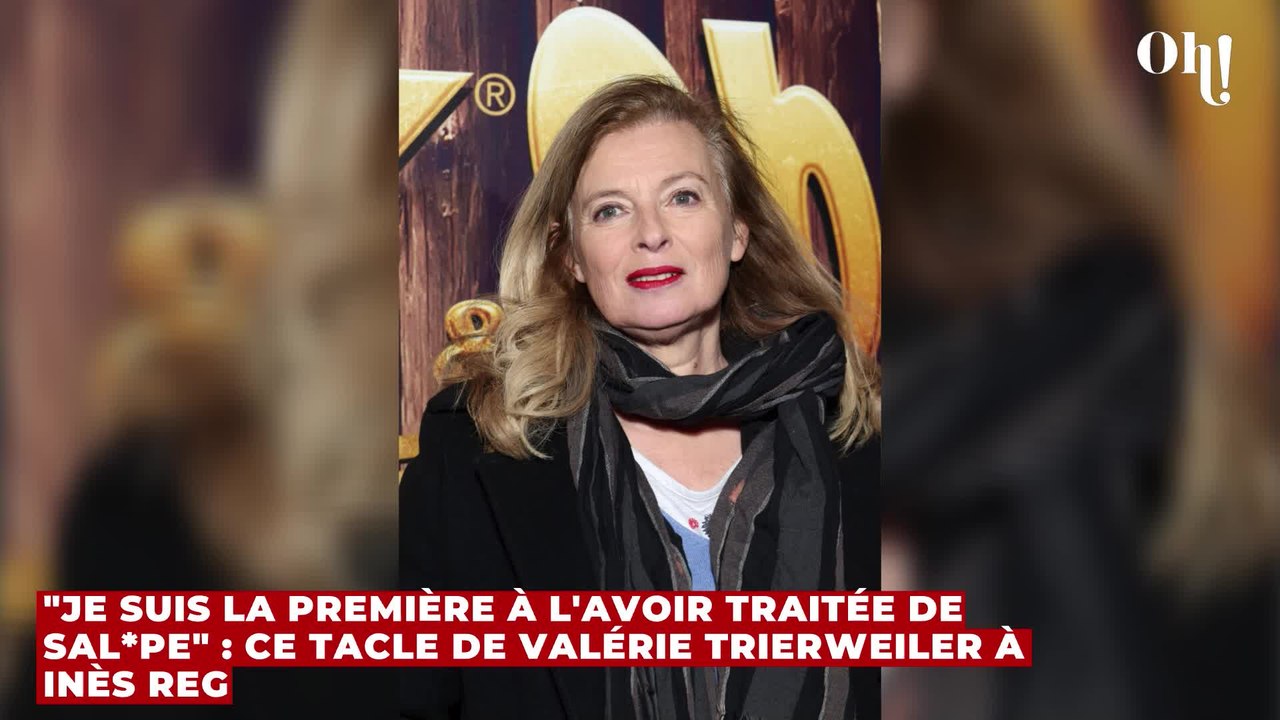 "Je suis la première à l'avoir traitée de sal*pe" : ce tacle de Valérie Trierweiler à Inès Reg