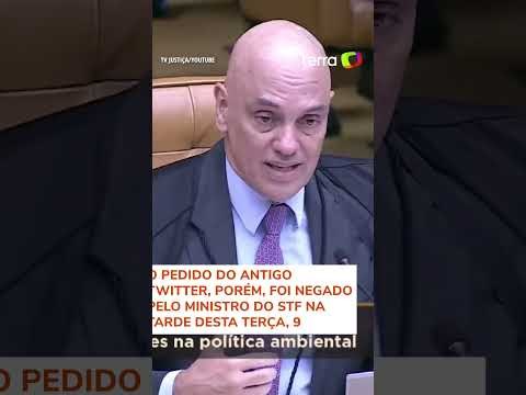Alexandre de Moraes nega pedido para X se isentar de decisões judiciais e vê 'cinismo' e 'má-fé'