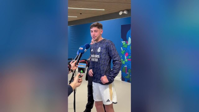 Declaraciones de Valverde en zona mixta tras el Real Madrid vs Manchester City