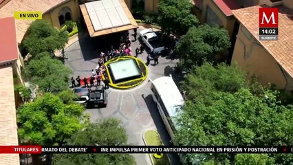 Aficionados reciben a Messi e Inter de Miami en su hotel de concentración en Monterrey