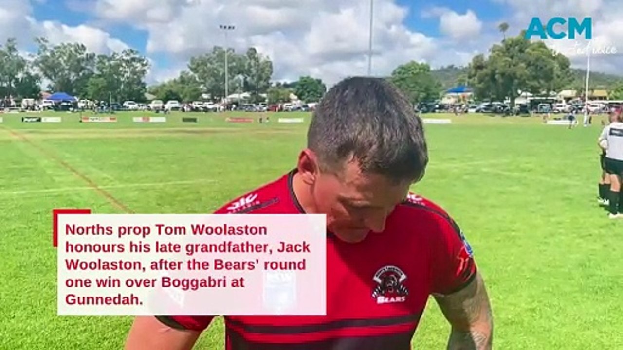 Tom Woolaston honours his late grandfather