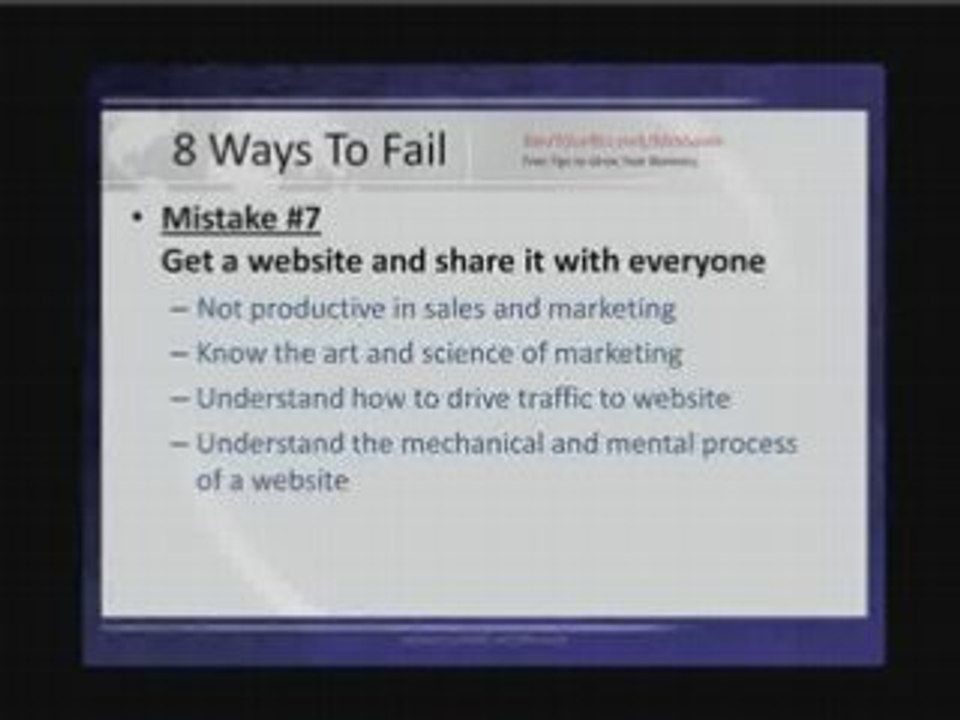 Monavie Facts| 8 Ways to Guarantee Your Failure Part 2