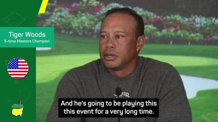 Download Video: Woods tips a 'flattered' McIlroy to win the Masters