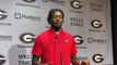 Malaki Starks Talks Spring Practice and Injury for Georgia Football