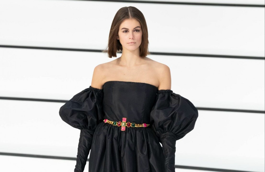 Kaia Gerber prepared for stardom by watching clips of models falling on the catwalk