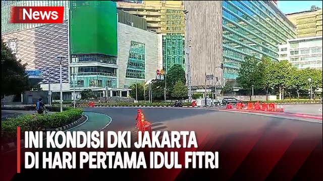 DKI Jakarta Nampak Lengang di Hari Pertama Idul Fitri 1445 Hijriah