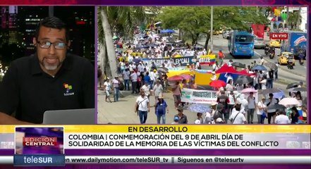 Colombianos se movilizan en solidaridad con las víctimas del conflicto armado