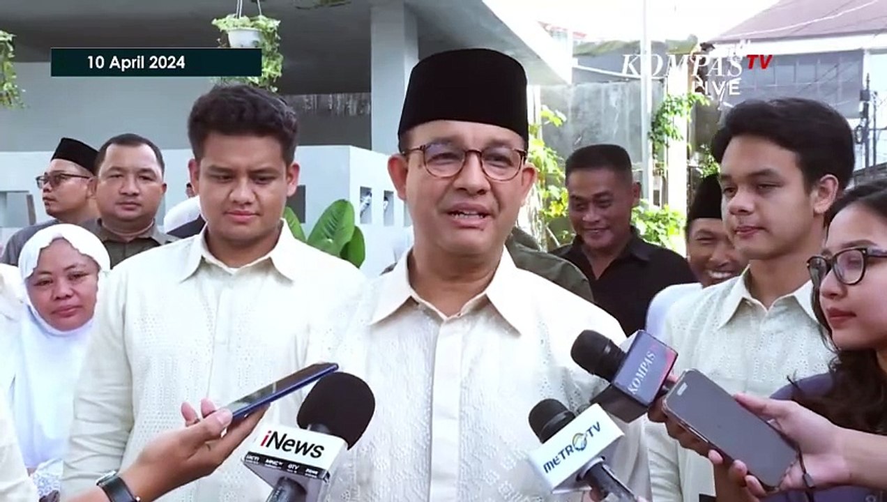 Doa Harapan Anies Baswedan di Hari Raya Idul Fitri 1445 Hijriah