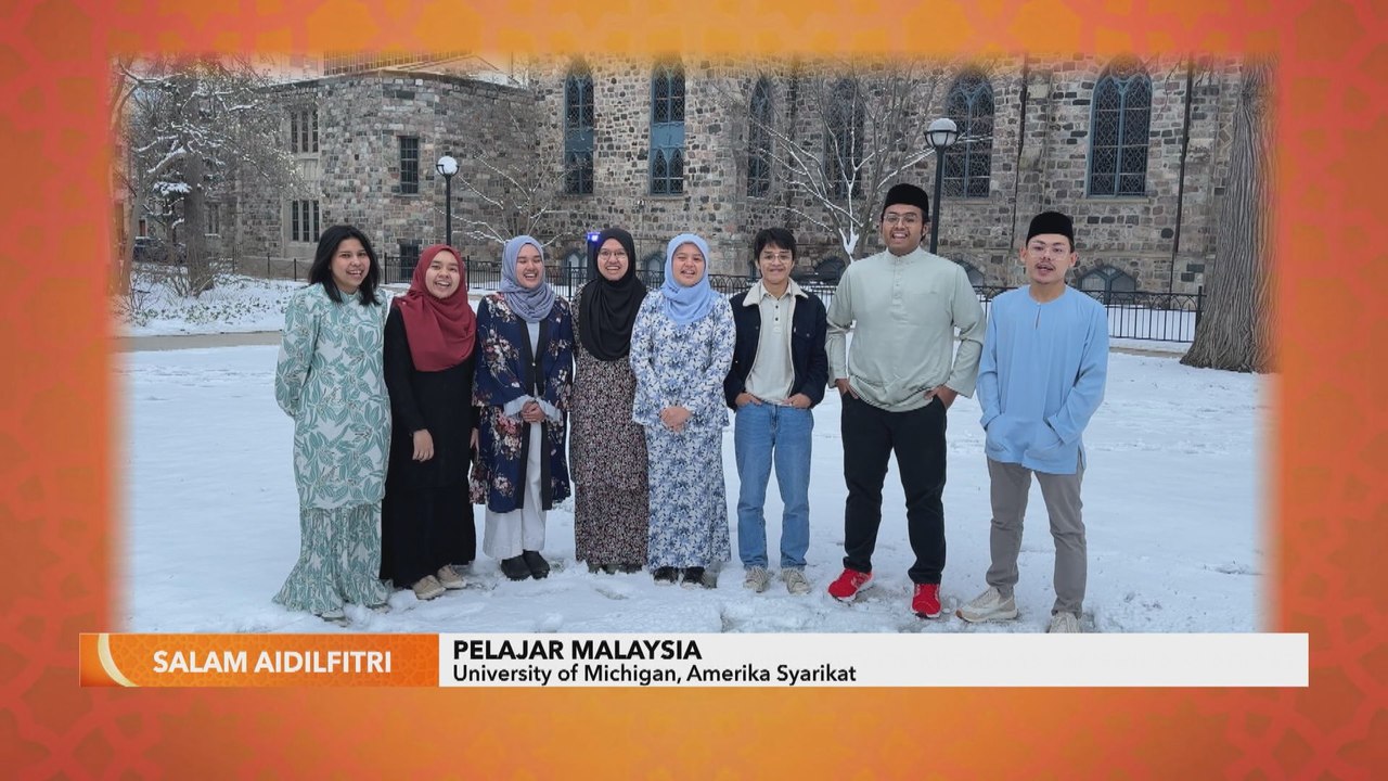 Salam Aidilfitri | Pelajar Malaysia di University of Michigan, Amerika Syarikat
