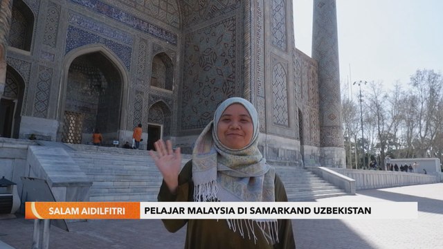 Salam Aidilfitri | Pelajar dari Silk Road International University of Tourism and Culture Heritage, Samarkand Uzbekistan