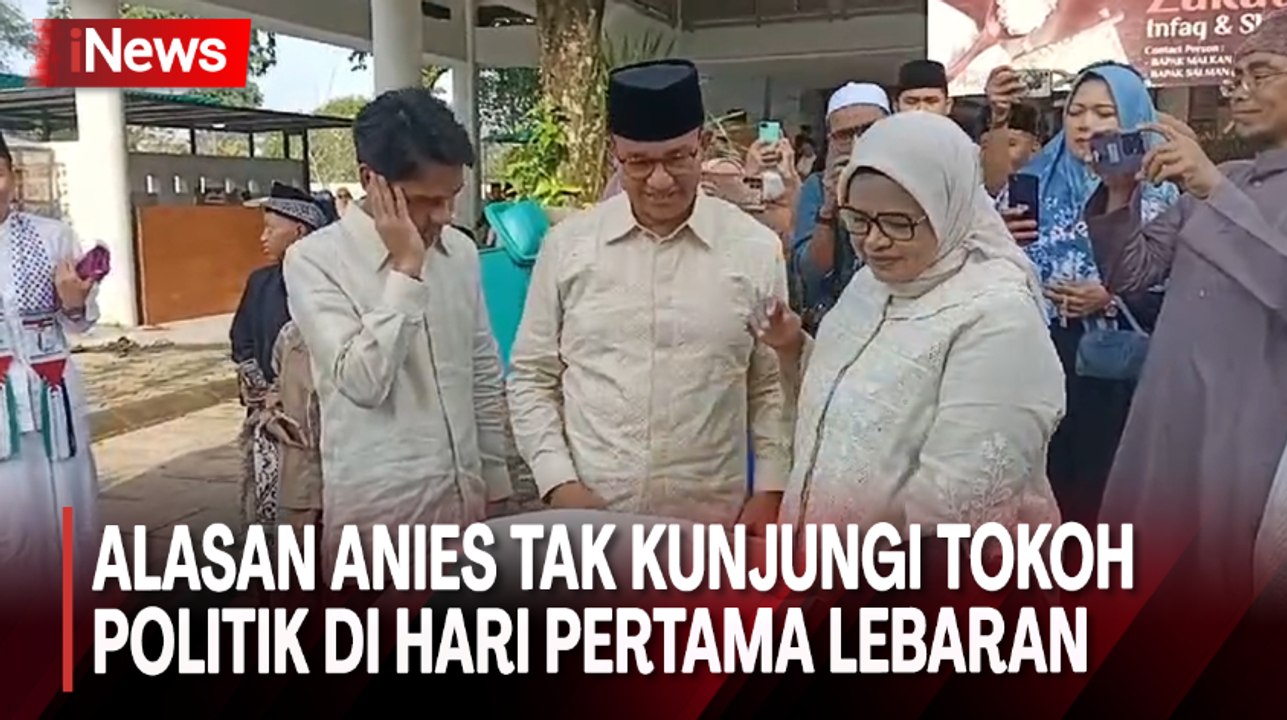 Anies Baswedan Tak Kunjungi Tokoh Politik Senior di Hari Pertama Lebaran, Ini Alasannya