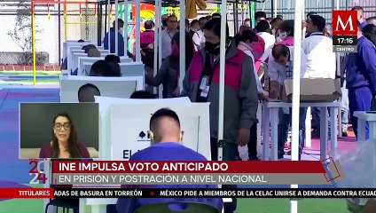 Por primera vez se impulsará el voto anticipado nacional en prisión y postración